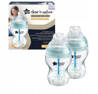 Sada fliaš Tommee Tipee modrá 2x260 ml